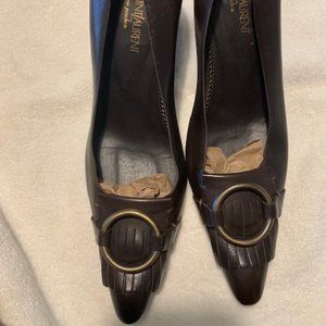 Yves Saint Laurent Dark Brown Heels